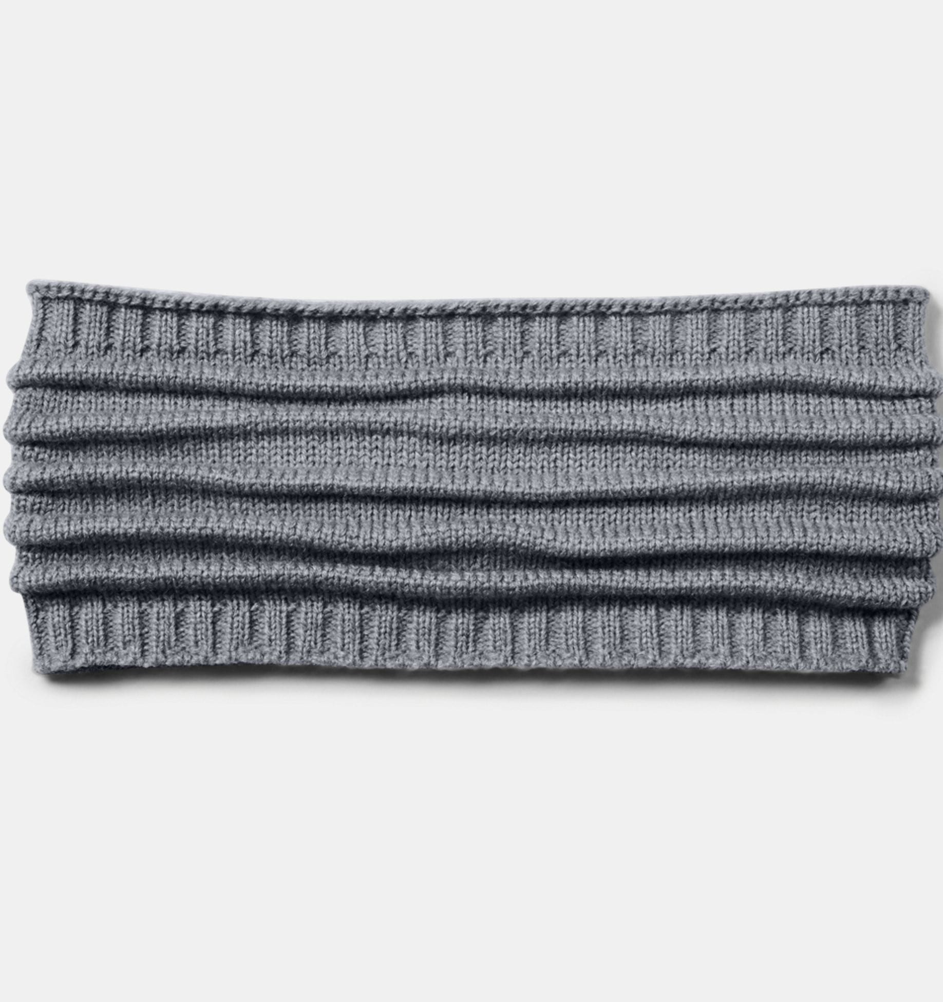 Kvinders Under Armour - Microthread Knit Headband - Steel grey thumbnail