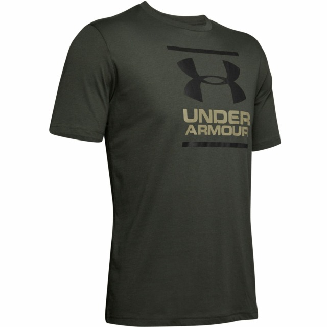 Mænds Under Armour T-shirt GL foundation med brystlogo - Grøn thumbnail