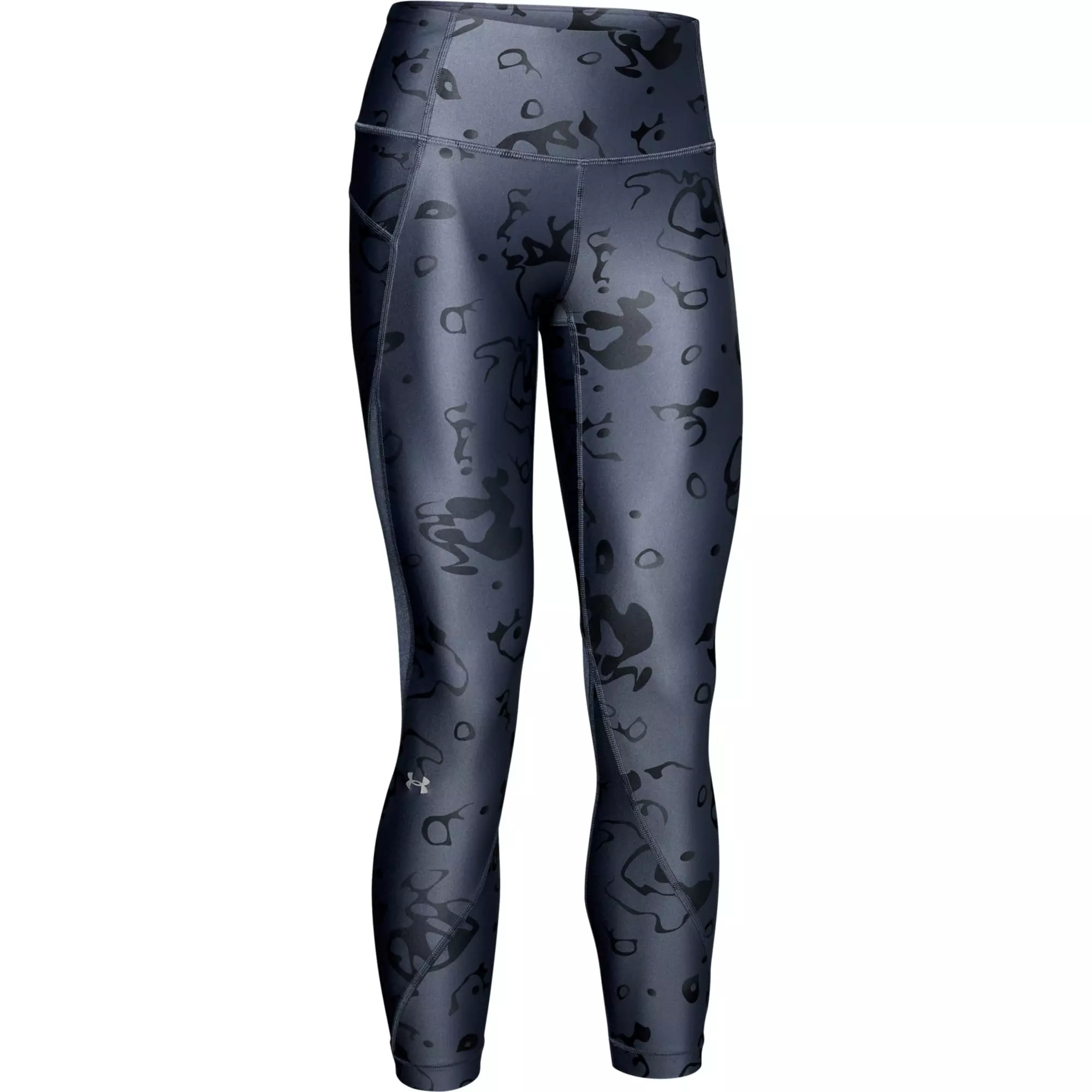 Kvinders Under Armour - Graphic Ankle Crop Tights - Downpoor Grey L thumbnail