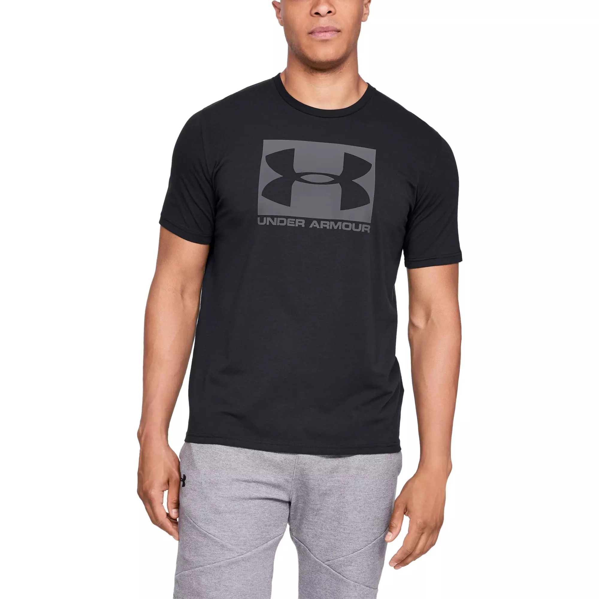 Mænds Under Armour - Charged Cotton T-shirt - Sort thumbnail