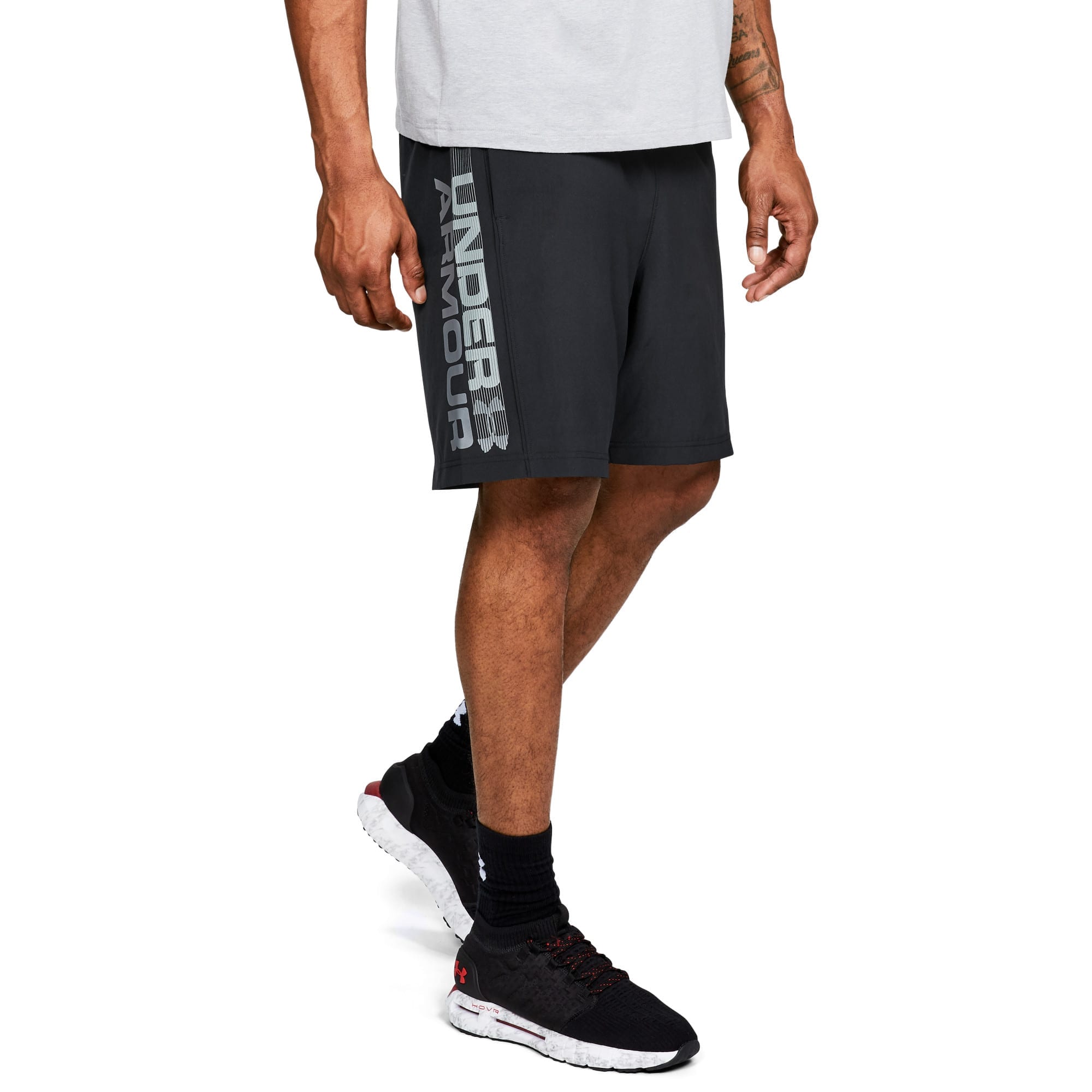 Mænds Under Armour Woven Graphic Wordmark Shorts S thumbnail