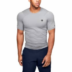 Mænds Under Armour - Rush Compression Shortsleeve - Grå S thumbnail