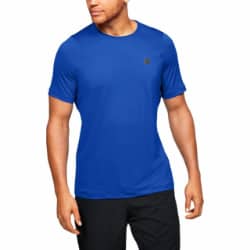 Mænds Under Armour - Rush Fitted Shortsleeve - Blå thumbnail