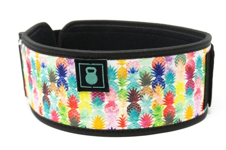 Pineapple Straight Weightlifting Belt fra 2Pood XS thumbnail
