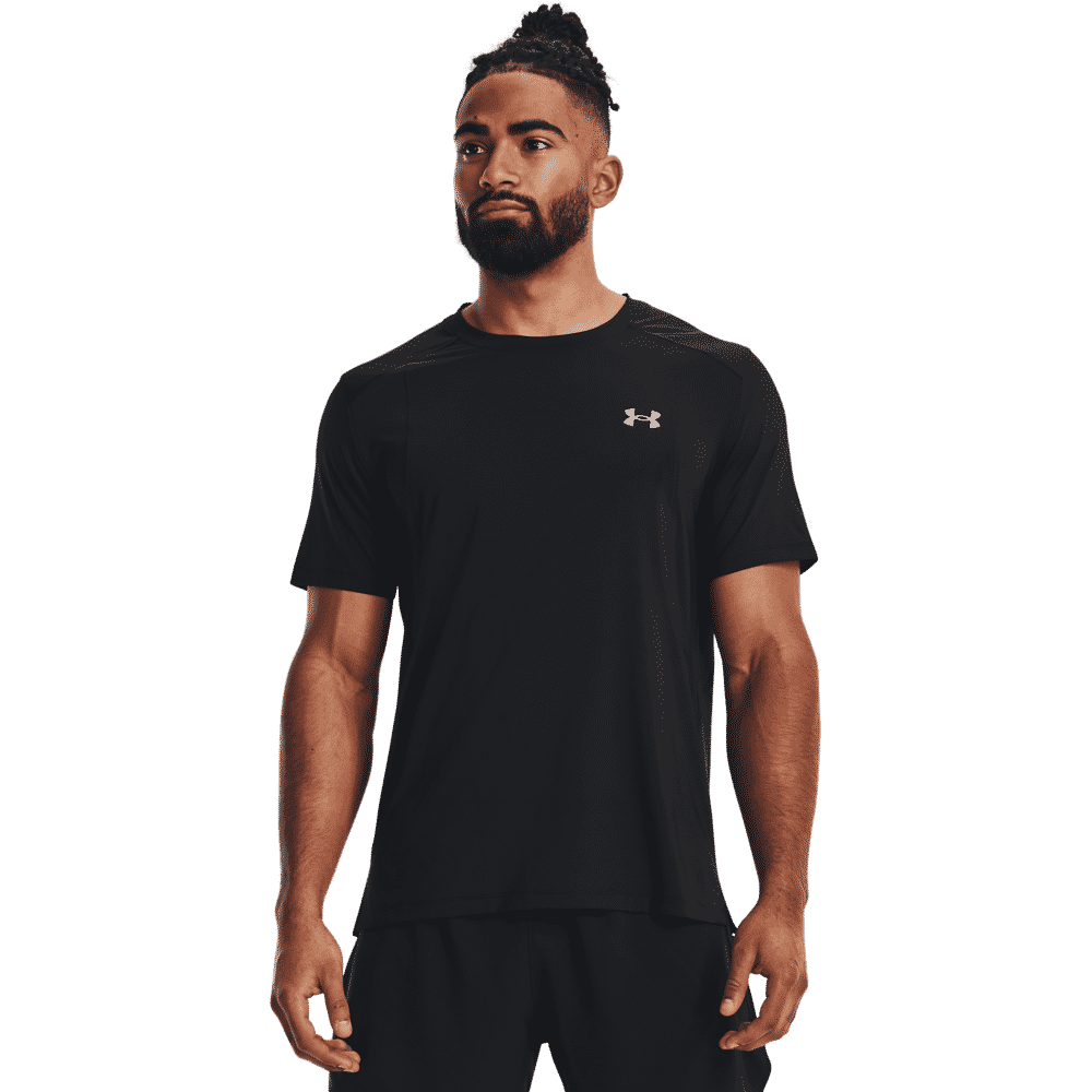 Mænds Under Armour - Iso-chill Run Laser Tee - Black M thumbnail
