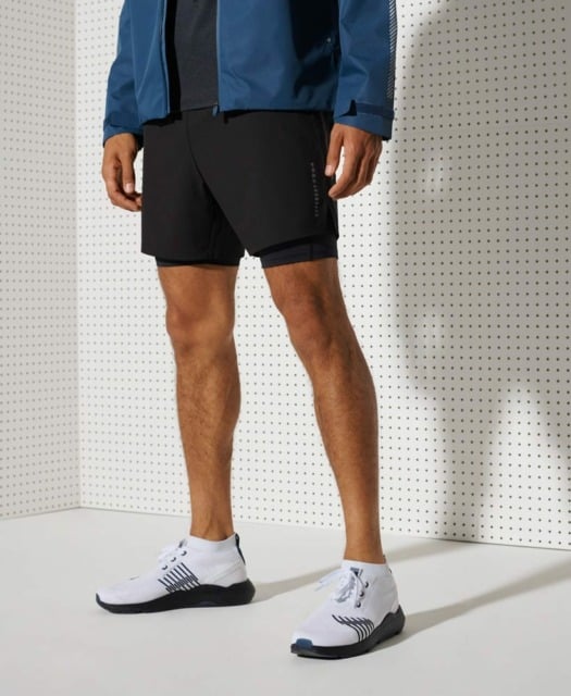 SuperDry Sport - 2-in-1 Double Layer Short - Black XL thumbnail