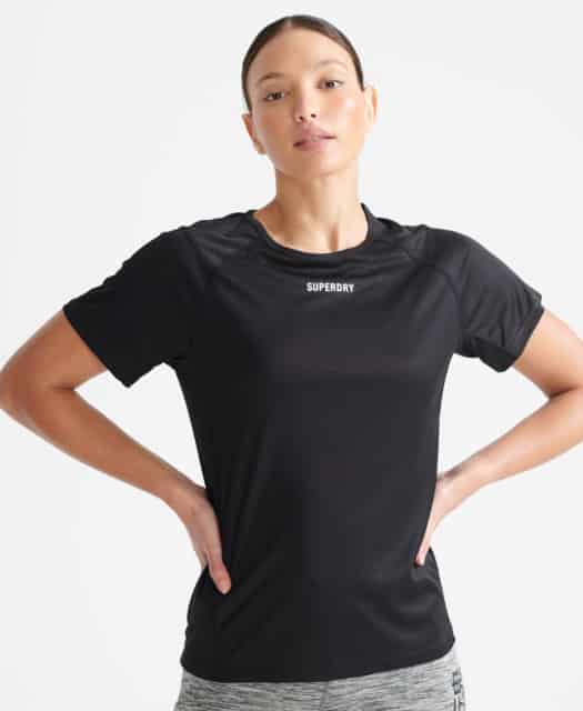 SuperDry Sport - Train Active T-Shirt - Black XS thumbnail