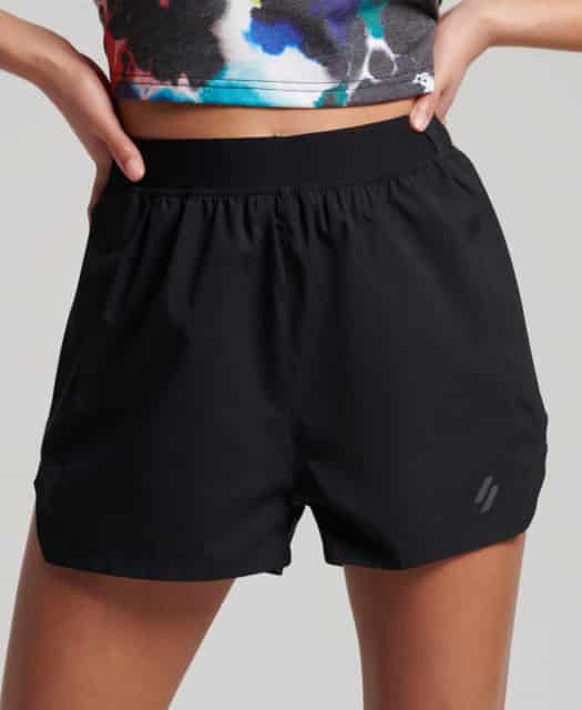 SuperDry Sport - Run Shell Shorts - Black 02A BLACK M thumbnail