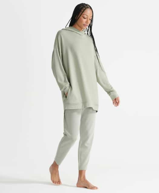 Kvinders Superdry Sport - Flex Hoodie and Joggers - Seagrass thumbnail