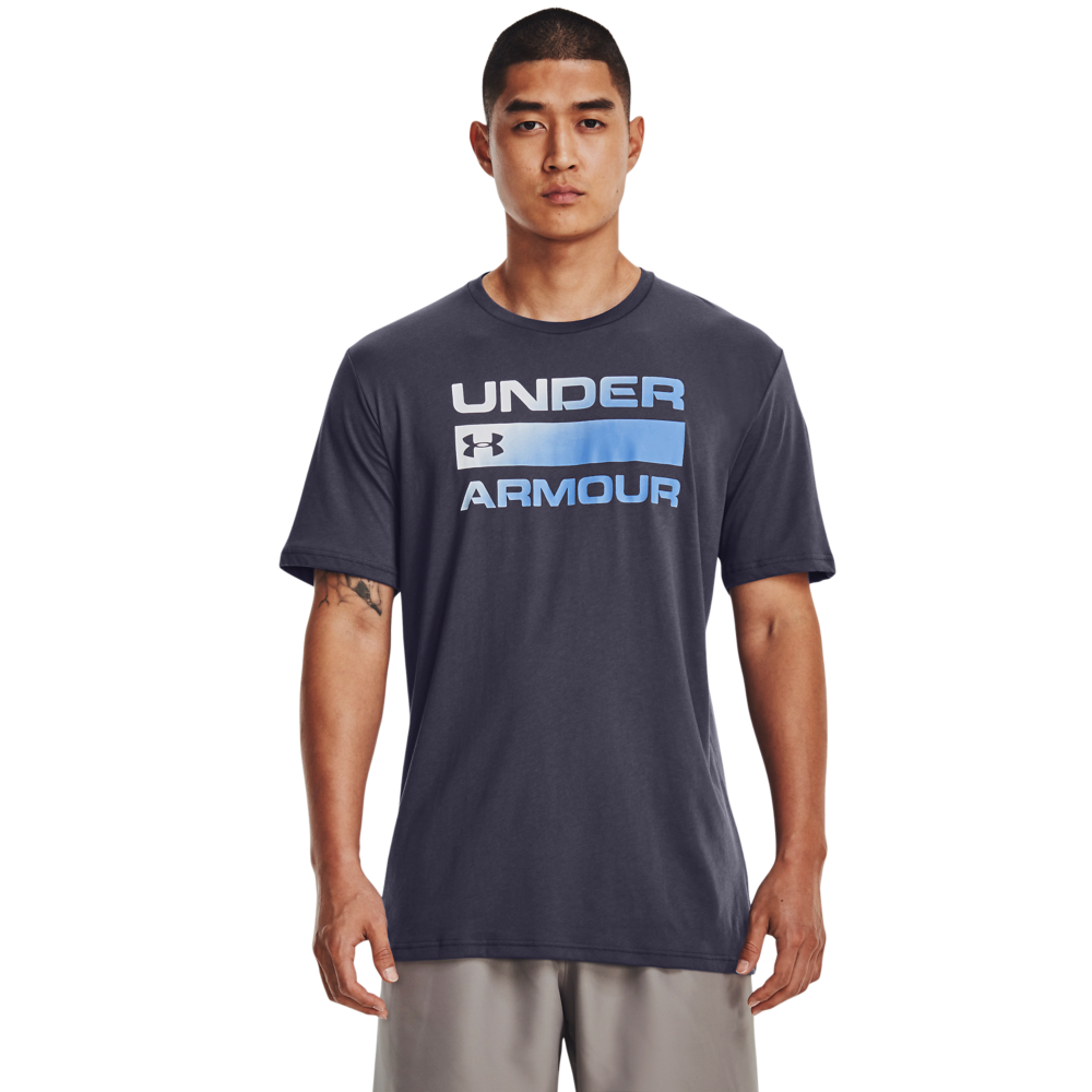 Mænds Under Armour - Team Issue Wordmark Short Sleeve - Tempered Steel 4XL thumbnail
