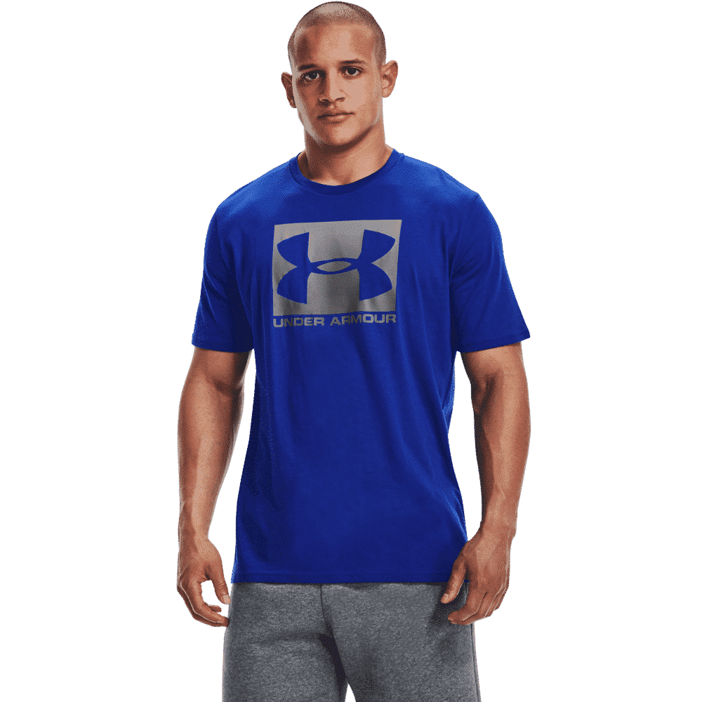 Mænds Under Armour - Charged Cotton T-shirt - Blue Royal S thumbnail