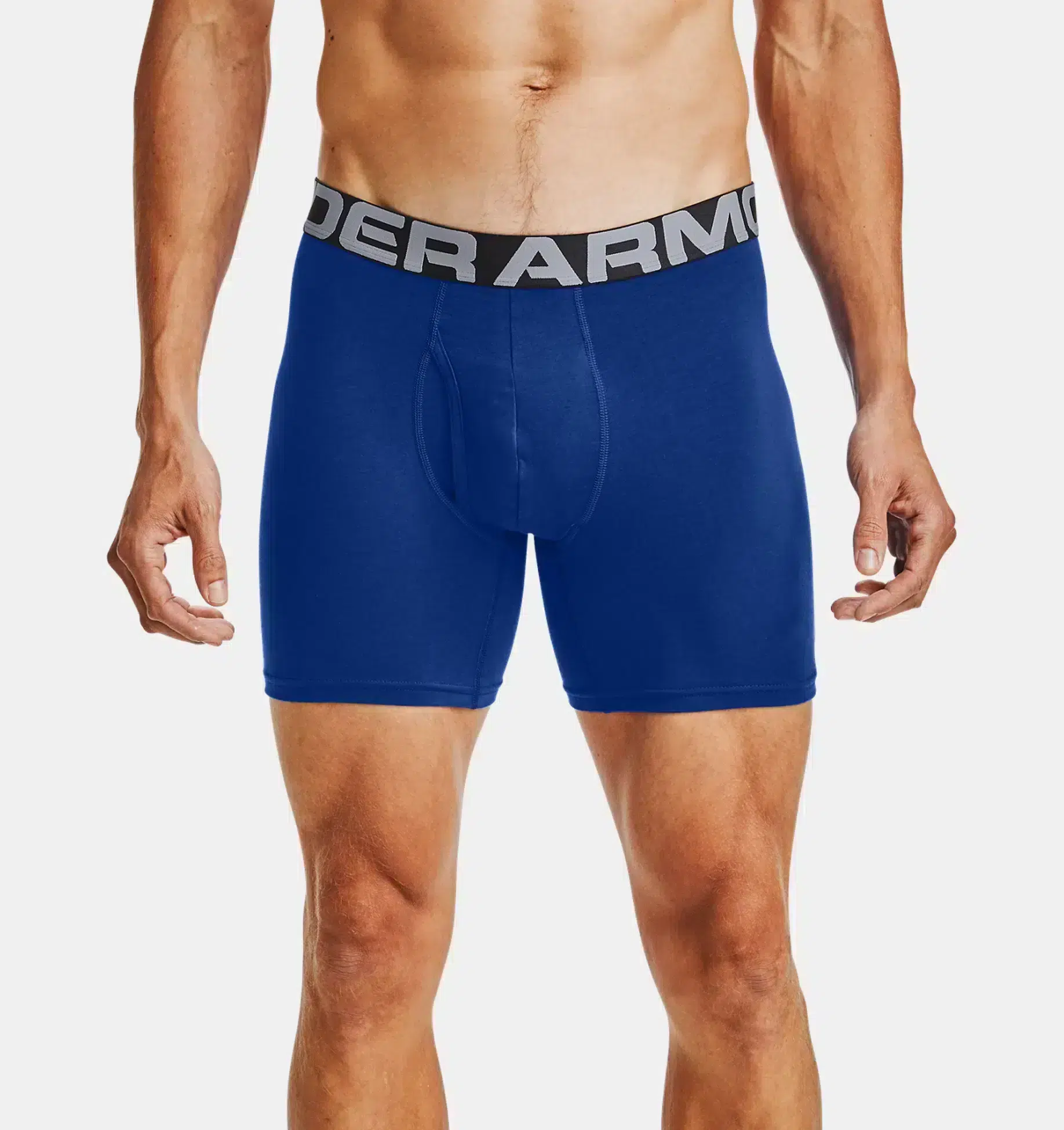 Mænds Under Armour - Charged Cotton Boxer 6in 3 Pack - Royal Blue mix L thumbnail