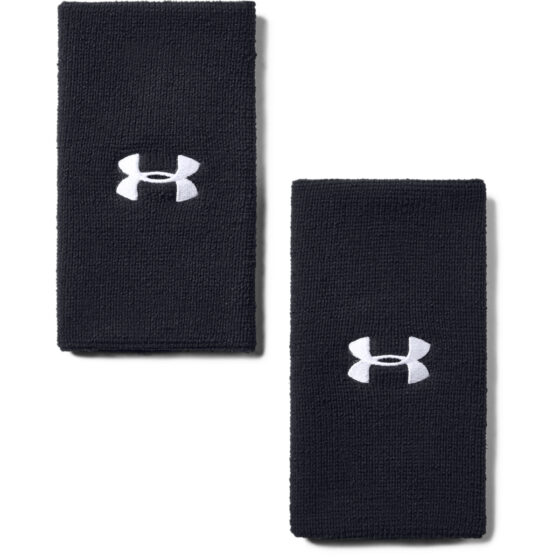 Under Armour - 6" Performance Wristband 2-pakke - Sort