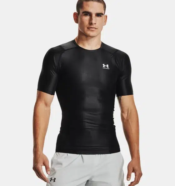 Under Armour Mænds - Iso-Chill Compression SS - Black