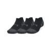 Under Armour Sokker - Performance Tech No Show Socks 3-Pak - Black