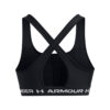 Kvinders Under Armour - Mid Crossback Sports Bra - Black / White