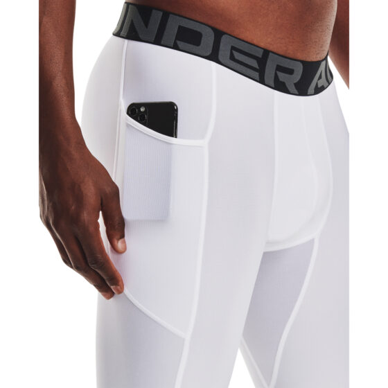 Under Armour Mænd - HeatGear Pocket Long Shorts - White