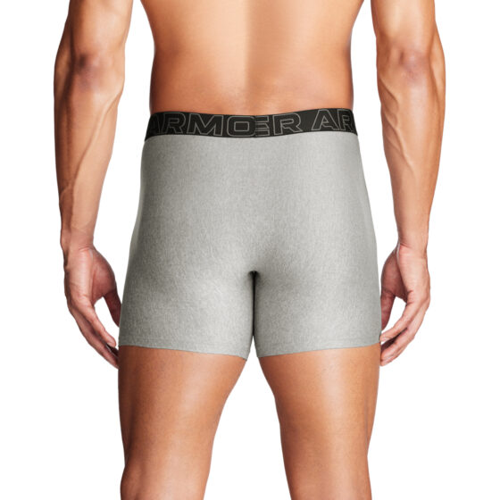 Under Armour Mænds - Tech 6" Boxer Shorts 3-Pack - Steel