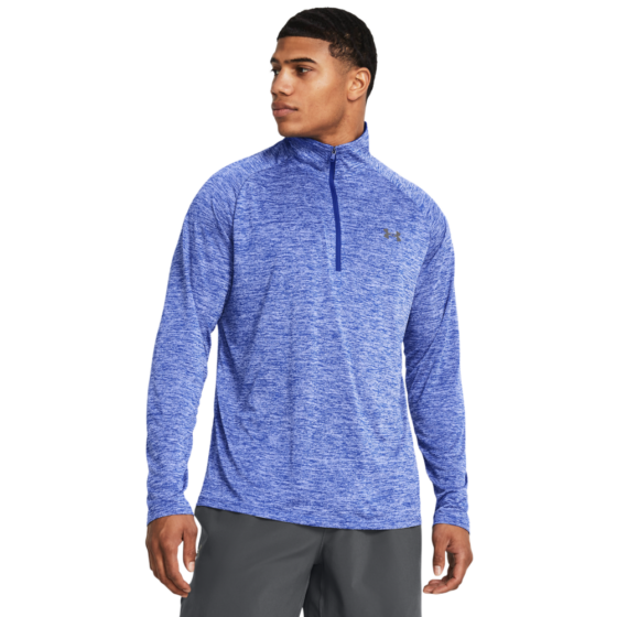 Mænds Under Armour - Tech 2.0 Langærmet 1/2 zip - Royal