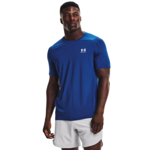 Under Armour Mænd - HeatGear Armour Fitted Shortsleeve - Tech Blue