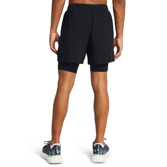 Under Armour Mænds - Launch 5" 2-in-1 Shorts - Black