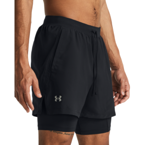 Under Armour Mænds - Launch 5" 2-in-1 Shorts - Black