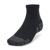 Under Armour Sokker - Performance Tech 3-Pack Quarter Socks - Black / Jet Gray