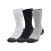 Under Armour Sokker - Performance Tech 3-Pack Crew Socks - Mod Gray / White