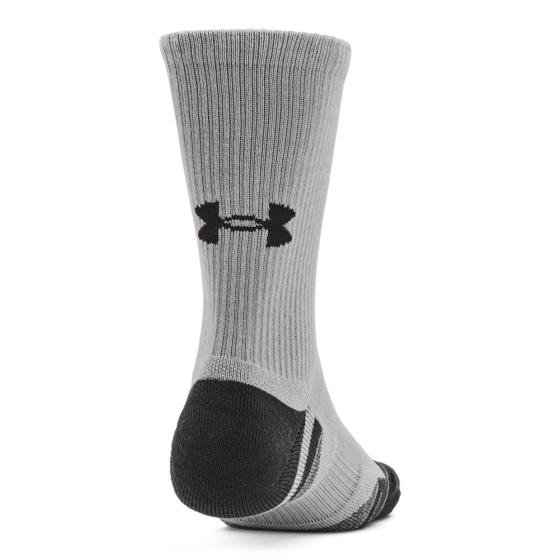 Under Armour Sokker - Performance Tech 3-Pack Crew Socks - Mod Gray / White