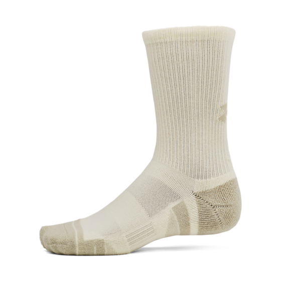 Under Armour Sokker - Performance Tech 3-Pack Crew Socks - City Khaki / Ivory Dune