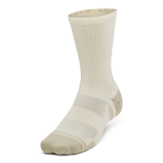 Under Armour Sokker - Performance Tech 3-Pack Crew Socks - City Khaki / Ivory Dune