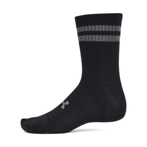 Under Armour Sokker - Essentials 6-Pack Crew Socks - Black / Castlerock