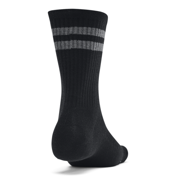 Under Armour Sokker - Essentials 6-Pack Crew Socks - Black / Castlerock