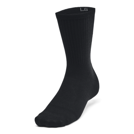 Under Armour Sokker - Essentials 6-Pack Crew Socks - Black / Castlerock