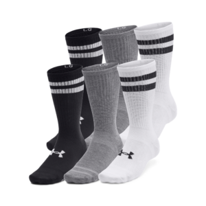 Under Armour Sokker - Essentials 6-Pack Crew Socks - White / Black