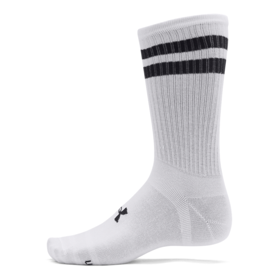 Under Armour Sokker - Essentials 6-Pack Crew Socks - White / Black