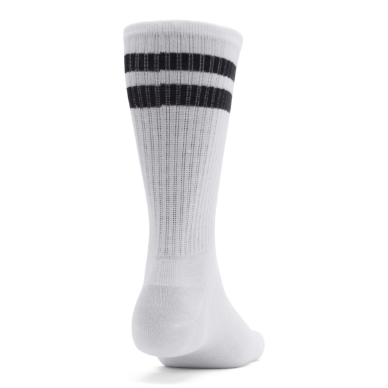 Under Armour Sokker - Essentials 6-Pack Crew Socks - White / Black