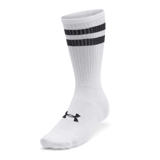 Under Armour Sokker - Essentials 6-Pack Crew Socks - White / Black