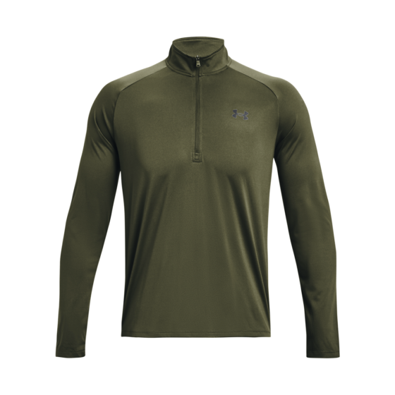 Mænds Under Armour - Tech 2.0 Langærmet 1/2 zip - Marine Green