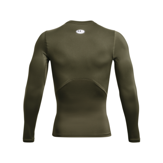 Mænds Under Armour - Compression LS T-shirt - Marine Green