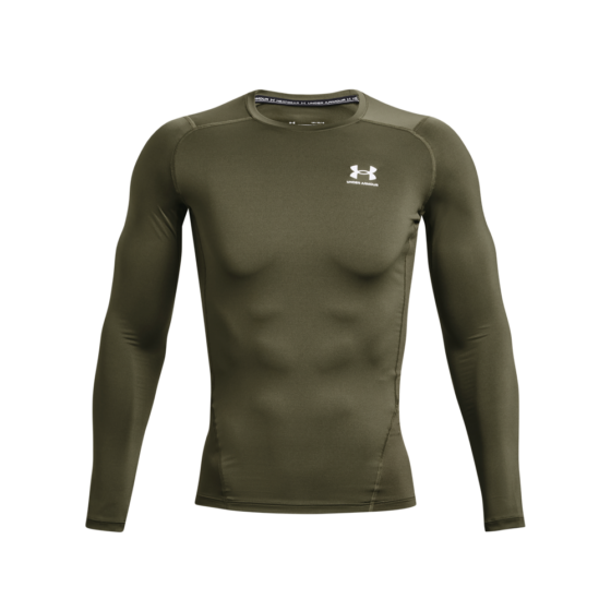 Mænds Under Armour - Compression LS T-shirt - Marine Green