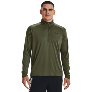 Mænds Under Armour - Tech 2.0 Langærmet 1/2 zip - Marine Green