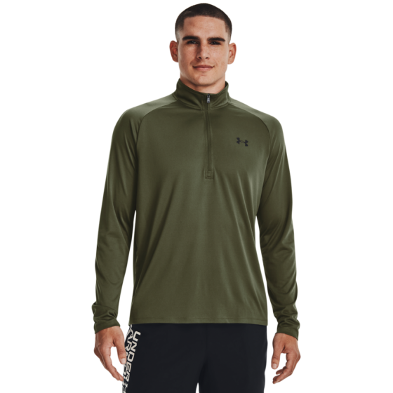 Mænds Under Armour - Tech 2.0 Langærmet 1/2 zip - Marine Green