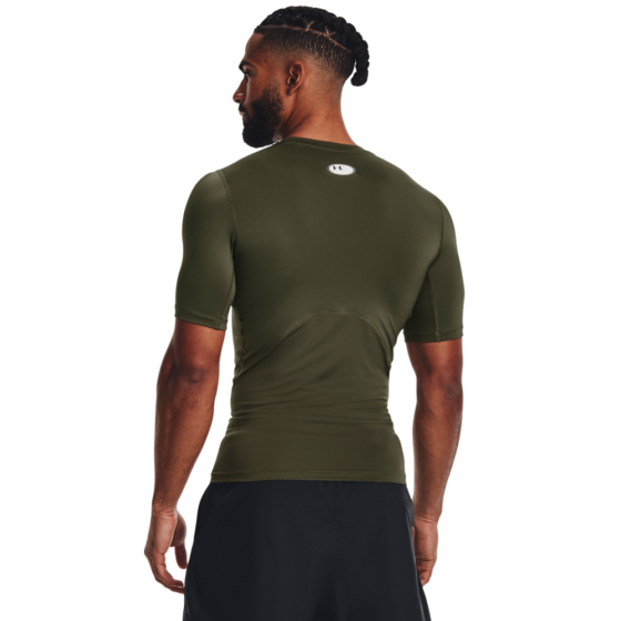 Mænds Under Armour - Compression SS T-shirt - Marine Green