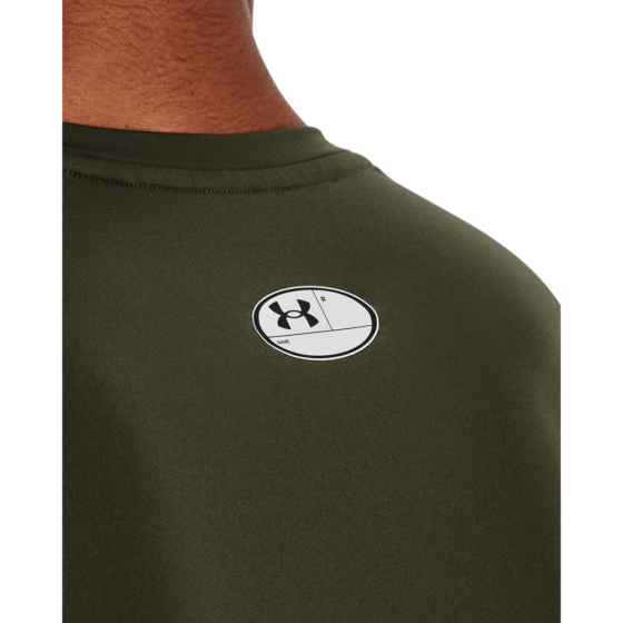 Mænds Under Armour - Compression SS T-shirt - Marine Green