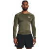 Mænds Under Armour - Compression LS T-shirt - Marine Green