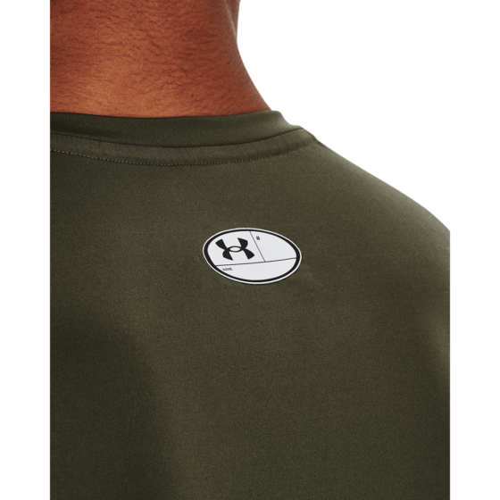 Under Armour Mænd - HeatGear Armour Fitted Shortsleeve - Marine Green