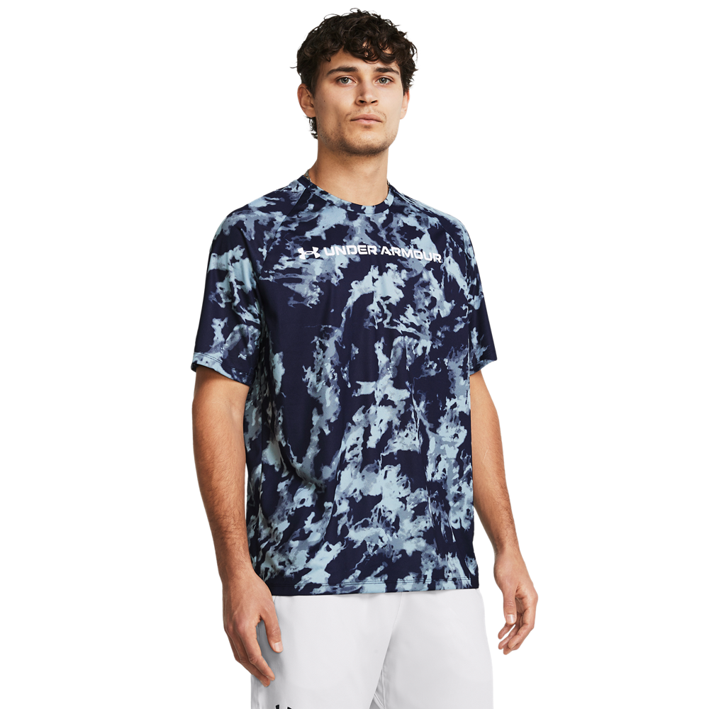 Under Armour Mænds - Tech ABC Camo SS - Midnight Navy S