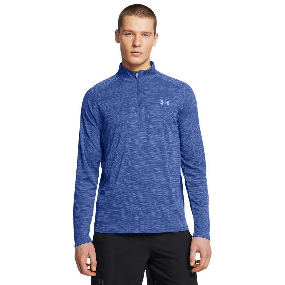 Under Armour Mænds - Tech Textured 1/2 Zip - Tech Blue S