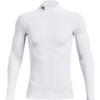 Under Armour Mænds - Coldgear Armour Compression Mock - White